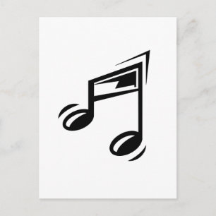 Music Note Vykort