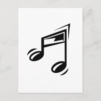Music Note Vykort