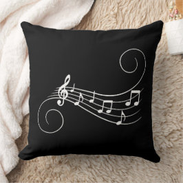 Music Notes Kudde