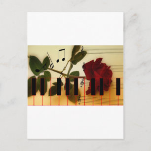 Music Nycklar Notes World Destiny Art Digital Vykort