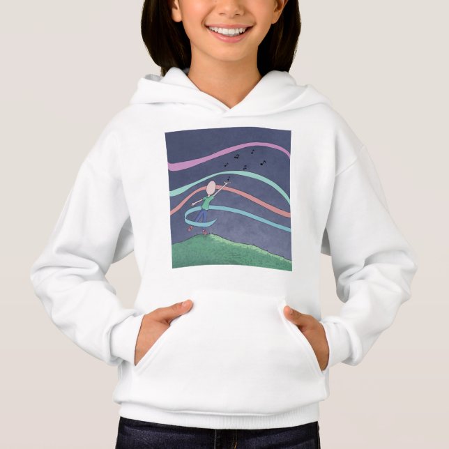 Music och Melody Hoodie T Shirt (Framsida)