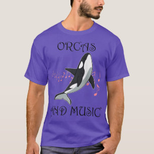 Music och Orcas Musician Whale Ocean Raglan Baseba T Shirt