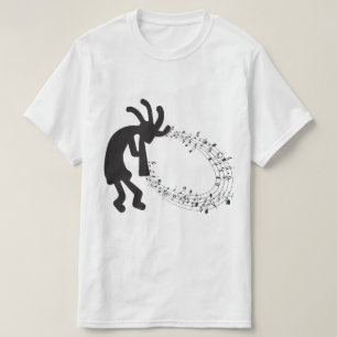 Music och Petroglyph Kokopelli T-Shirt