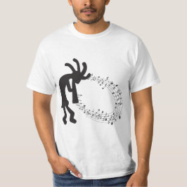 Music och Petroglyph Kokopelli T-Shirt