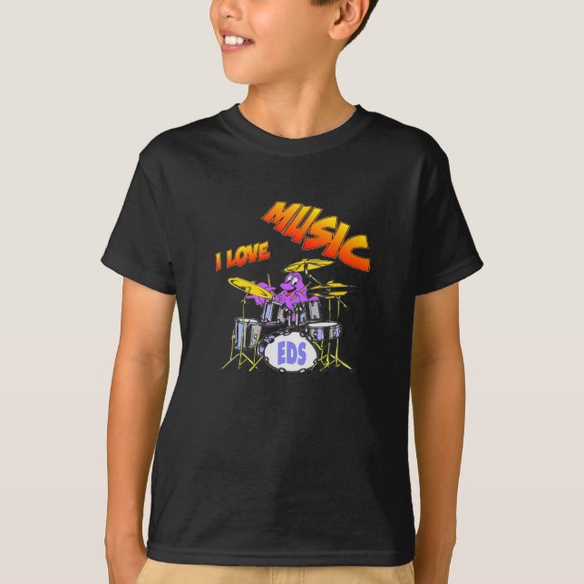 Music Octopus ComfortSoft T-shirt (Framsida)