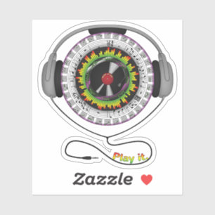Music of Life Contour Sticker Klistermärken