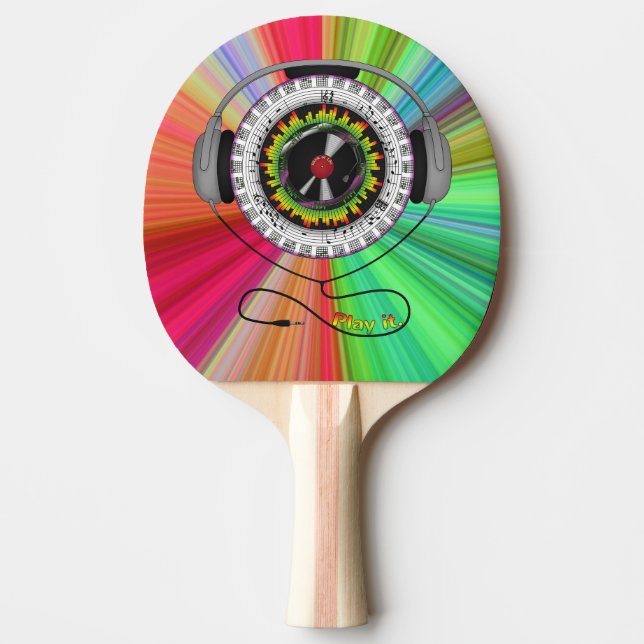 Music of Life Ping Pong Paddle Pingisracket (Framsidan)