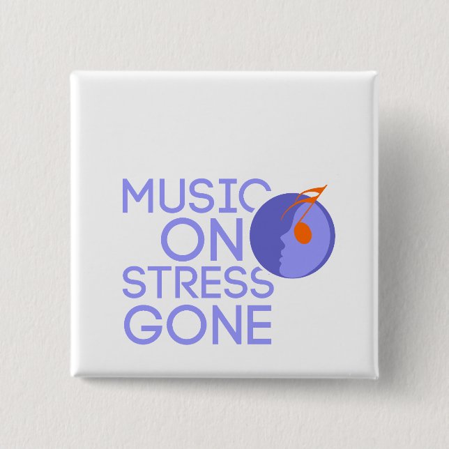 music on stress gone knapp (Framsida)