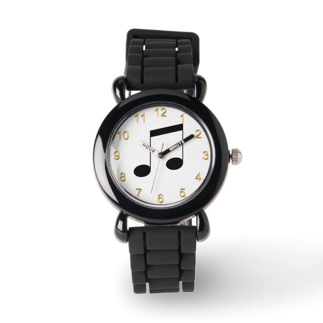 Music One Black Beam Note, Armbandsur (Framsida)