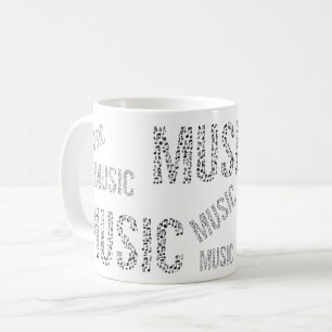Music Ord Kaffemugg