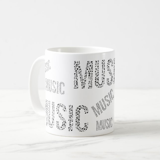 Music Ord Kaffemugg (Framsida vänster)