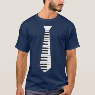 Music Piano Necktie Costume Coola Instrument Gift T Shirt