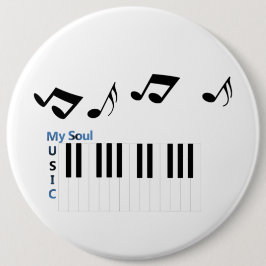 Music Piano Nyckel Music Note Knapp