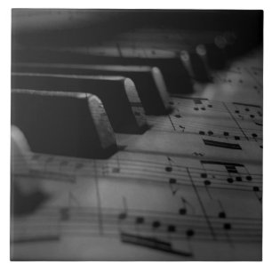 Music Piano Nycklar Kakelplatta