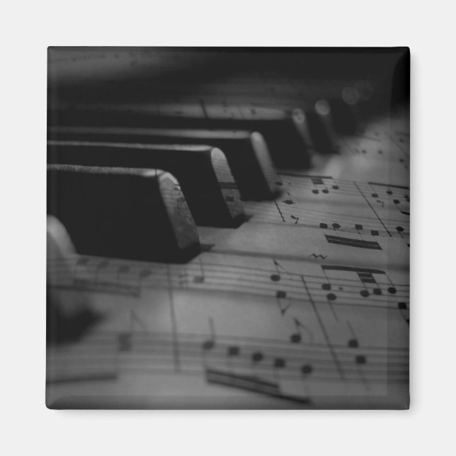 Music Piano Nycklar Magnet (Framsidan)