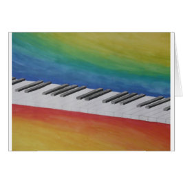 Music Piano Nycklar Notes Teacher Destiny Instrume Hälsningskort