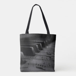 Music Piano Nycklar Tygkasse