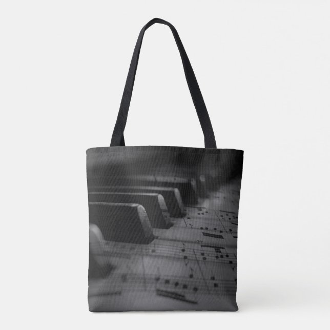 Music Piano Nycklar Tygkasse (Baksida)