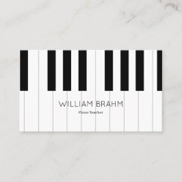 Music Piano Teacher/ Pianist professionell Visitkort