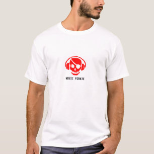 Music pirat t shirt