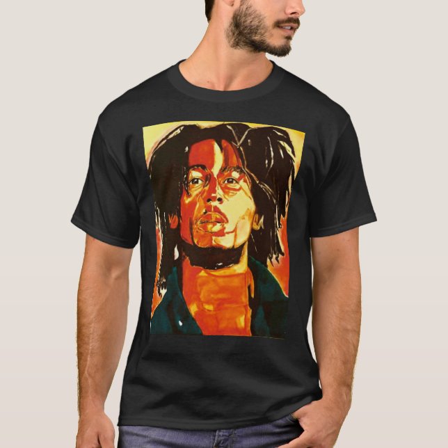 MUSIC PLANET  Basic Svart T-Shirt (Framsida)