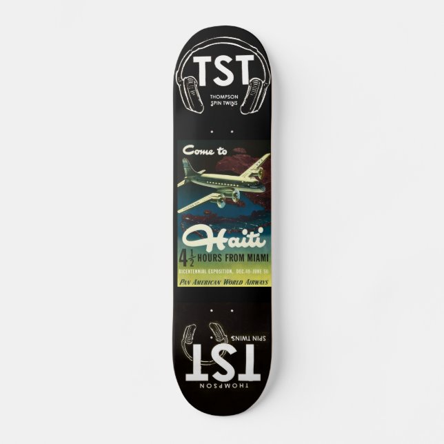 MUSIC PLANET HAITI Skateboard (Framsida)