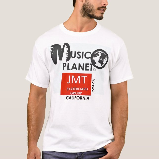MUSIC PLANET  /JMT Herrens Basic T-Shirt (Framsida)
