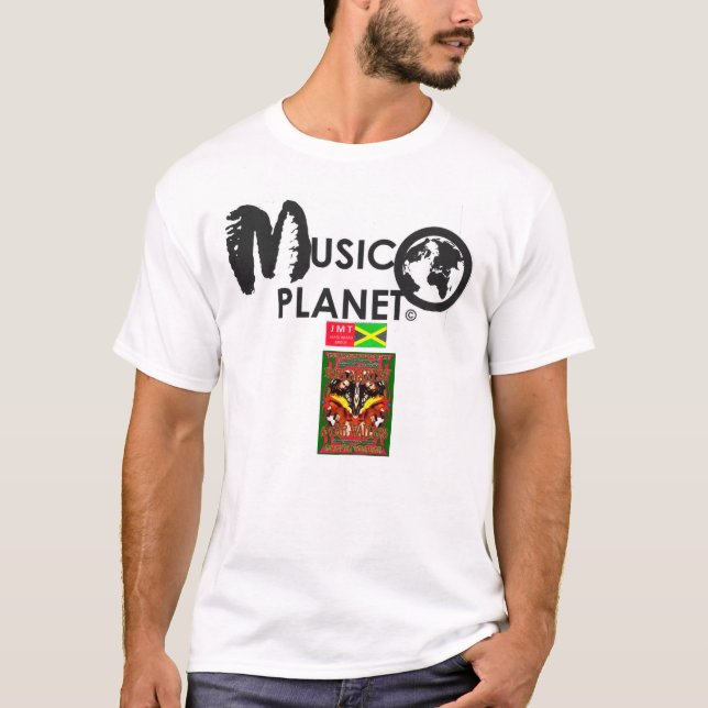 MUSIC PLANET Manar Basic-Shirt T Shirt (Framsida)