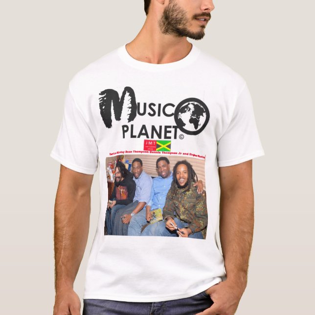 MUSIC PLANET Manar Basic-Shirt T Shirt (Framsida)