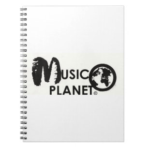 MUSIC PLANET MERCHANDISE ANTECKNINGSBOK