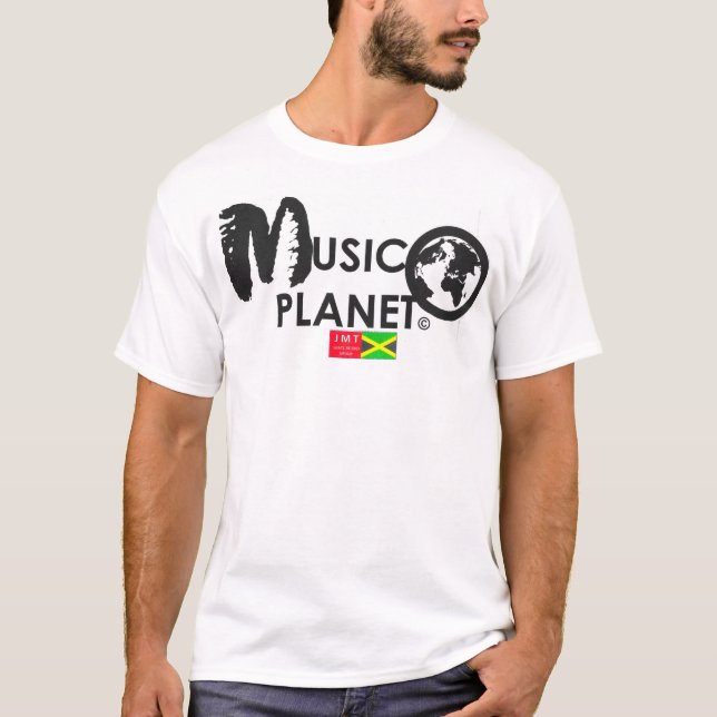 MUSIC PLANET new Manar Basic-Shirt T Shirt (Framsida)