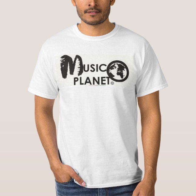 MUSIC PLANET OFFICIELL T-Shirt (Framsida)