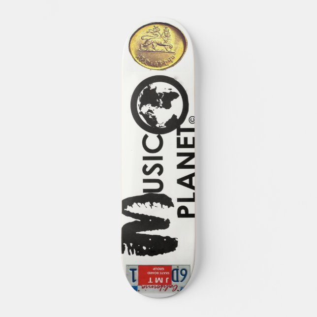 MUSIC PLANET Skateboard (Framsida)