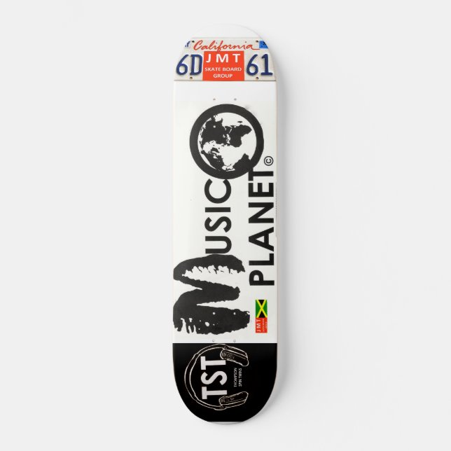 MUSIC PLANET SKATEBOARD JMT USA Skateboard (Framsida)