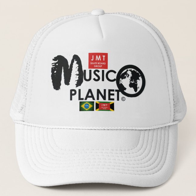 MUSIC PLANET Trucker Hat Keps (Framsida)