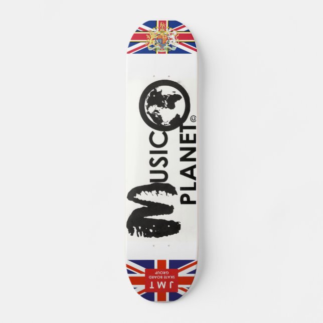 MUSIC PLANET UK Skateboard (Framsida)