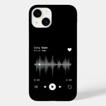 Music Player Artist och Sång Personlig Black