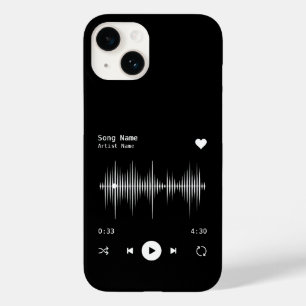 Music Player Artist och Sång Personlig Black