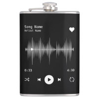 Music Player Artist och Sång Personlig Black