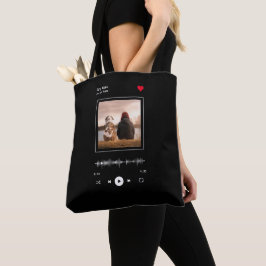 Music Player Artist och Sång Personlig Photo Tygkasse