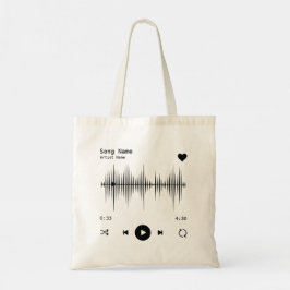 Music Player Artist och Sång Personlig Tygkasse