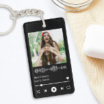 Music Player Besties Vänskap Photo<br><div class="desc">Skapa en egen nyckelkedja för trendigets personlig för dina bästa vänner. Gör den här musikspelardesignen unik med anpassningsbarnas bild och text.</div>