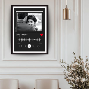 Music Player Bröllop Förlovning Poster