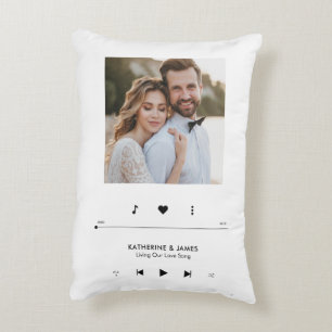 Music Player Photo Ram Personlig Prydnadskudde
