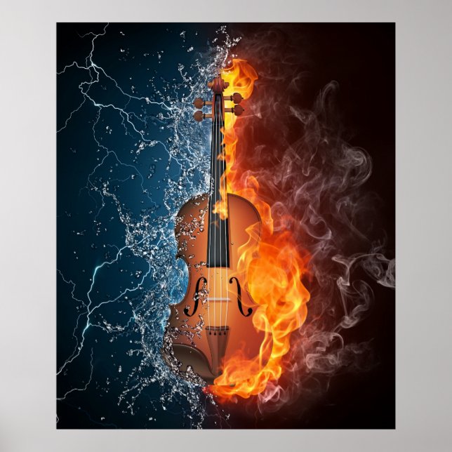 "Music Power" Poster (Framsidan)
