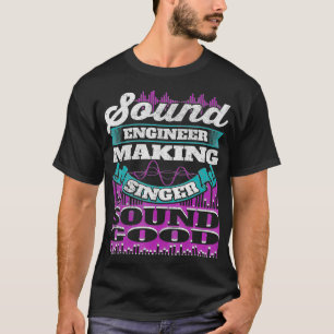 Music Producer Audio Ingenjör Musician Ljud Guy T Shirt
