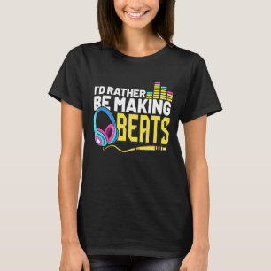 Music Producer Car Stereo Ljud Tech Audio Guy T Shirt