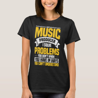 Music Producer Composer Record Musician Sång Maker T Shirt