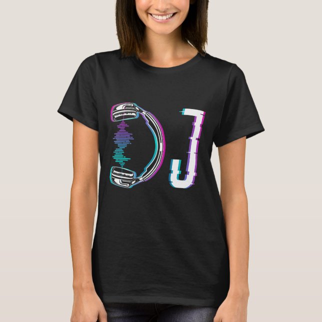 Music Producer Dj Retro T Shirt (Framsida)