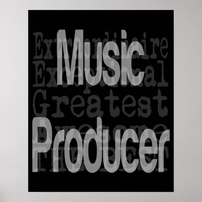 Music Producer Extraordinaire Poster (Framsidan)
